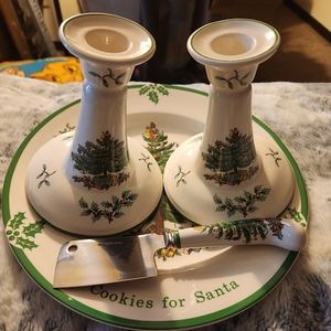 4 piece spode Christmas set